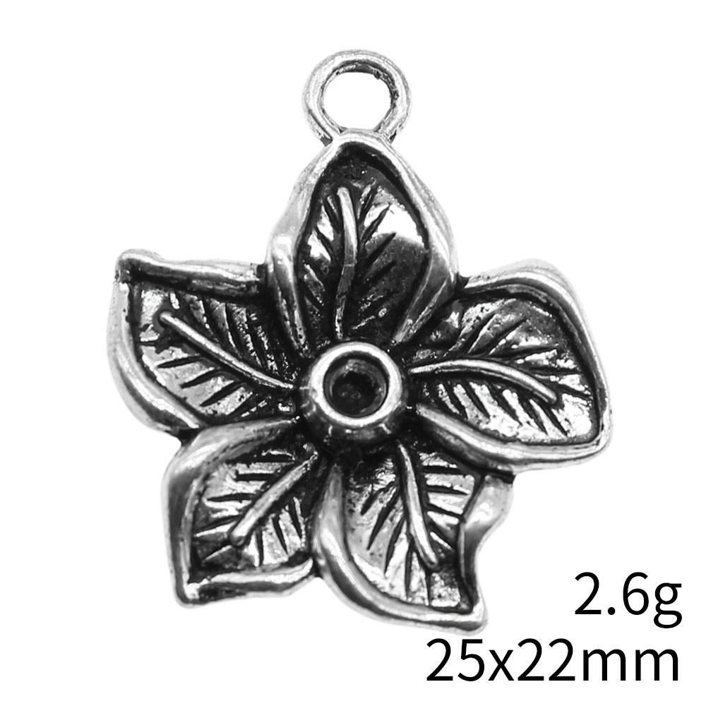Gifts For Women Charms Italian Bracelet Small Flower Charms Pendant Ornaments For Home Phone Pendant