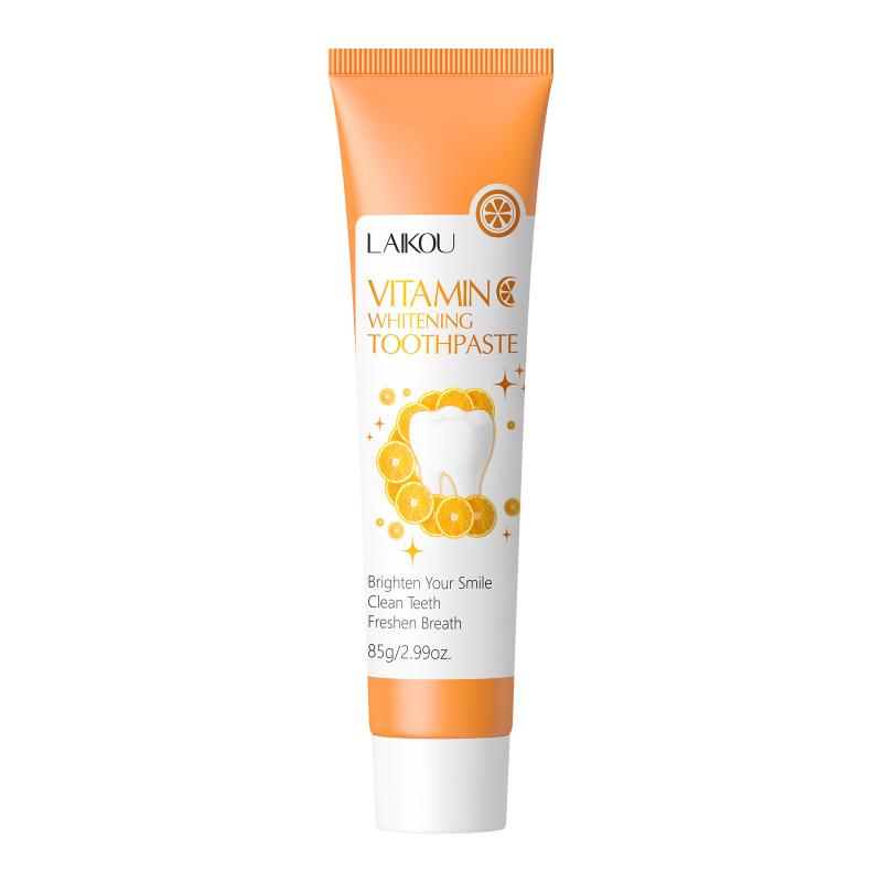 Vitamin C Toothpaste, Whitening Teeth, Fresh Breath, Stain Removal & Gum Care