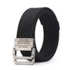 Belt Men'S Alloy Double Loop Buckle Belt Outdoor Tactical Canvas Nylon Belt