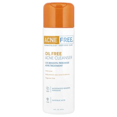 Limpador Facial Sem Óleo para Acne, Tratamento para Acne, Sem Fragrância, 8 Fl Oz (237 ml)