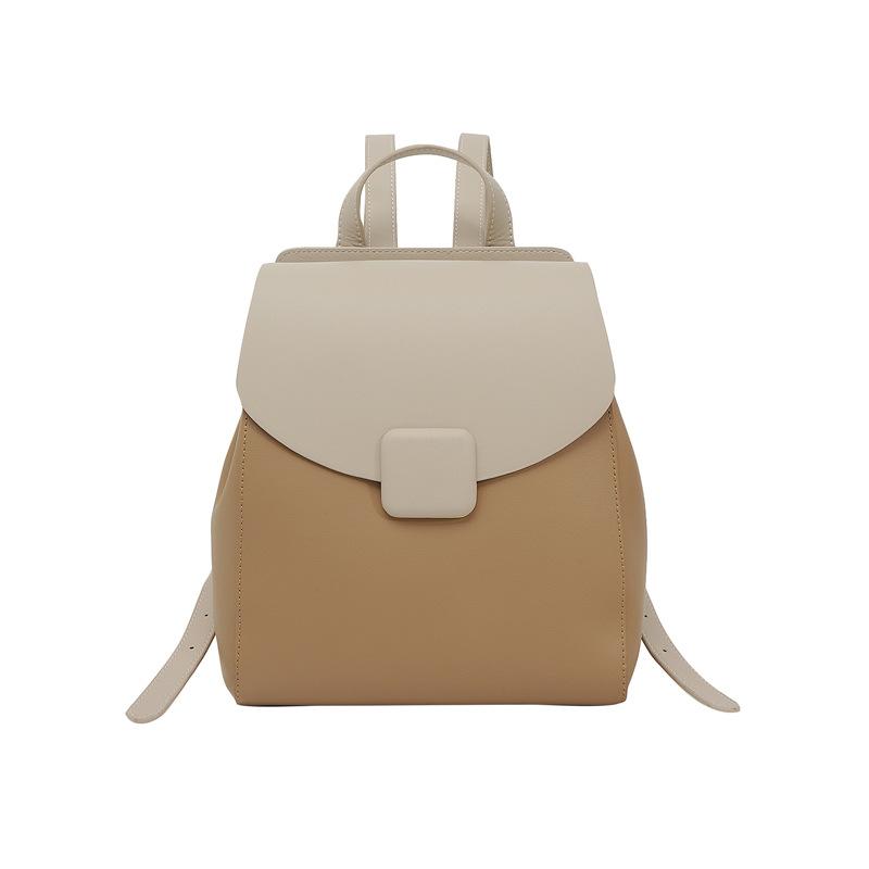 

2025 новая модная высококачественная кожаная сумка нишевого дизайна универсальный дорожный рюкзак большой вместимости из коровьей кожи женская сумка