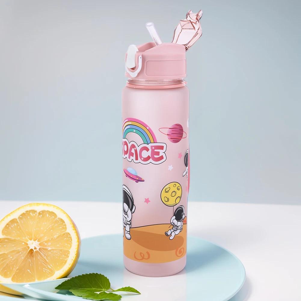 700ml Capybara Cute Water Cup with Straw & Handle Sports Water Bottle Large Capacity Portable Drinking Bottle for Fitness Sports