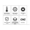 CYCLAMI Carbon Fiber Floating Bicycle Brake Disc Rotor Ultra - Light Heat Dissipation for Road Bike Disc Brakes 160mm - 180mm