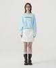 COVERNAT WOMAN Cooper Logo Sweatshirt Sky Blue