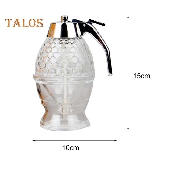 200ml Honey Drip Allfashionmall Transparent Dispenser Kitchen Juice Syrup Container Jar Pot