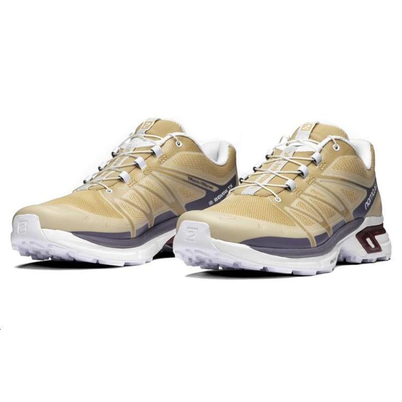 SALOMON Slab XT Wings 2 Adv 'Brown Khaki Purple' Sneakers 412513