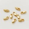 10pcs/lot 14K 18K Gold Plated Lobster Clasps Jump Rings End Chain Connector Hooks For DIY Necklace Bracelet Making Components