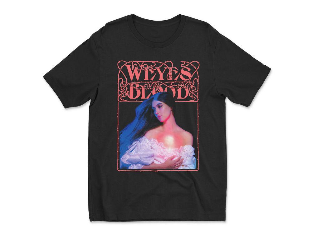 

Weyes Blood Hearts Aglow Short Sleeve Black All Size Shirt 2XL