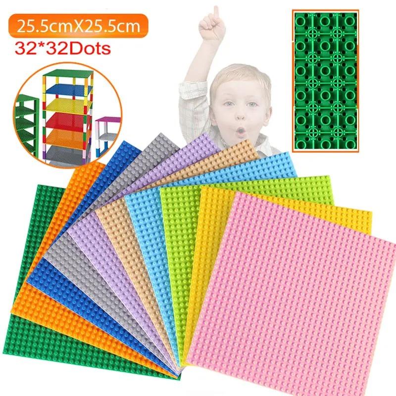 High-Quality Double-sided 32*32 Dots Classic Baseplates Bricks DIY Building Blocks Base Plate Compatible Leduo Plate