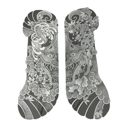 

Наклейка для татуировки на руку, водонепроницаемый экстракт трав, длительный, не раздражающий, четкий рисунок, боди-арт, быстрое нанесение, унисекс, полупостоянная татуировка, наклейка 1