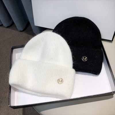 Plush Women Winter Hat Solid Color Ladies Pullover Hats Fashion Beanies Cap