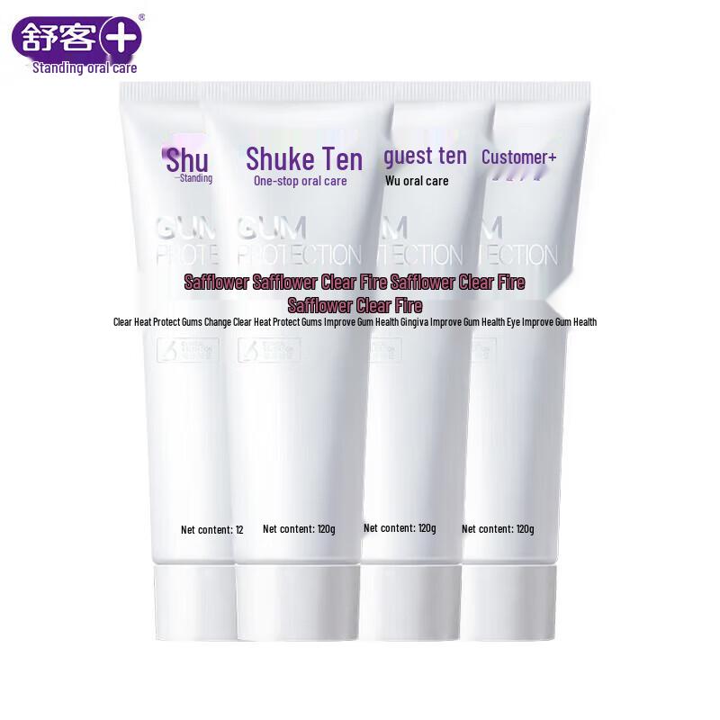 Shuke ZHS-HH40 Saffron Gum Care Toothpaste 4-Pack