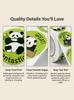 1Roll(500pcs) 1'' Round Cartoon Reward Pandas Stickers for Kids Teacher Reward School Supplies Animal Incentive Home Decor