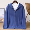 Men's New Wool Hooded Zipper Cardigan - Thickened Knit Sweater Jacket for Autumn/Winter