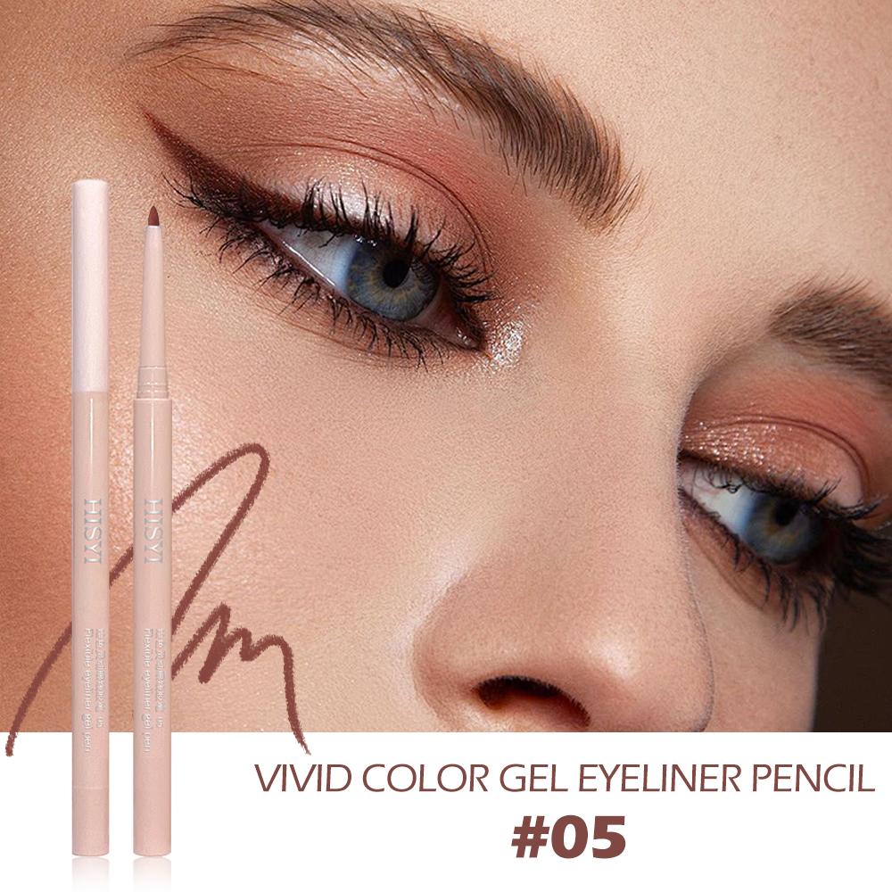 

Eyeliner Shadow Stick — Twist-Up Sharpener, Long-Wear Waterproof Smudge-Proof, Precise Matte Line & Blendable, Xmas & Winter коричневый