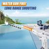 Uzi Style Electric Water Gun Pistol - Automatic Shooting with Accessories Set Summer Outdoor Beach Water Fight Toy Gifts