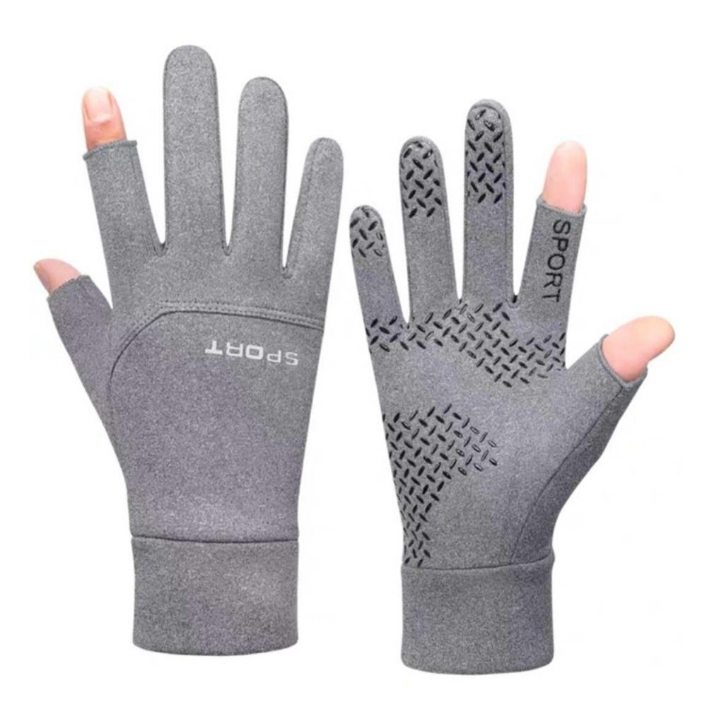 Handschuhe Herbst und Winter warm Outdoor Fleece Ski winddicht Touchscreen