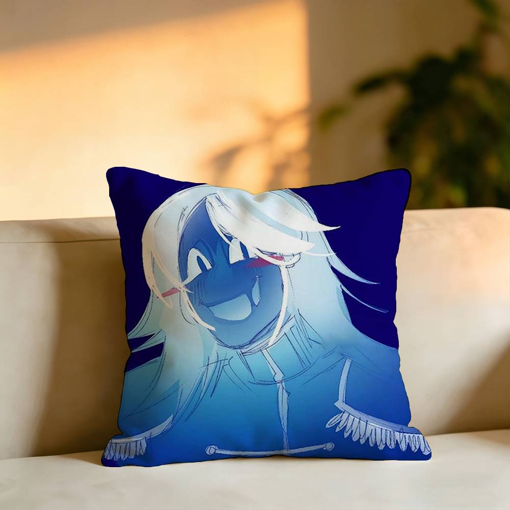Hot Game DDeltarune Rouxls Kaard Square DoubleSided printed Pillow Case Bedroom Bedside Pillow Sofa Cushion Cover