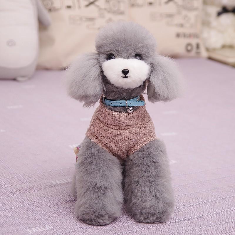 Warm Pet Dog Princess Dress Small Breed Winter Outfit