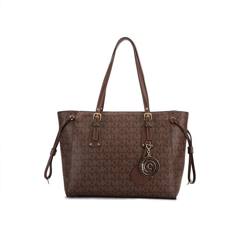 Premium-Sinn große Kapazität Tragetasche Damen große Tasche Herbst neu retro tragbare Schultertasche Muttertasche