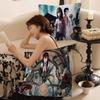 STEINS GATE Pillow Anime Pillow Sofa Bed Head Pillow Cover Cushion Cover 45x45 Cm Fashion