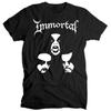 Vintage Immortal Band Metal Men T-shirt Black Cotton Tee All Sizes S-5Xl Unisex T-Shirt