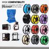 3D Printing Accessories PETG Printer Filament, 1.75mm Weather-Resistant High Toughness FDM Accessory for DIY Projects, Models and Crafts Filament