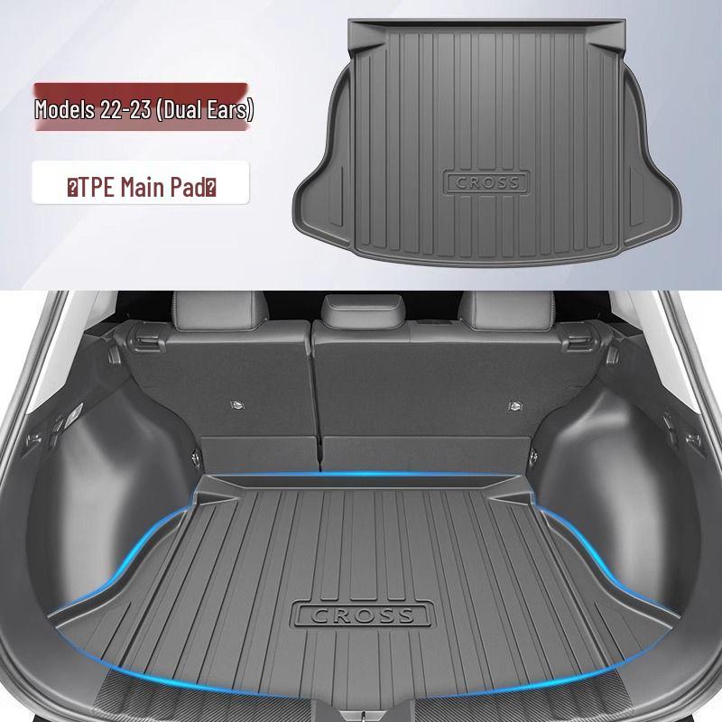 2024 Toyota Corolla R-Line 24-Zoll TPE Kofferraummatte, Neues 23-Zoll Autozubehör