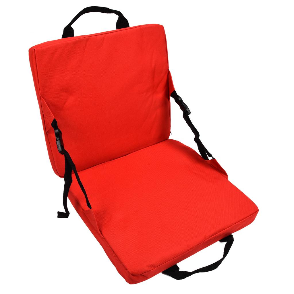 Chair Cushion Foldable Portable Soft Comfortable Seat Cushion with Backrest for Outdoor Camping