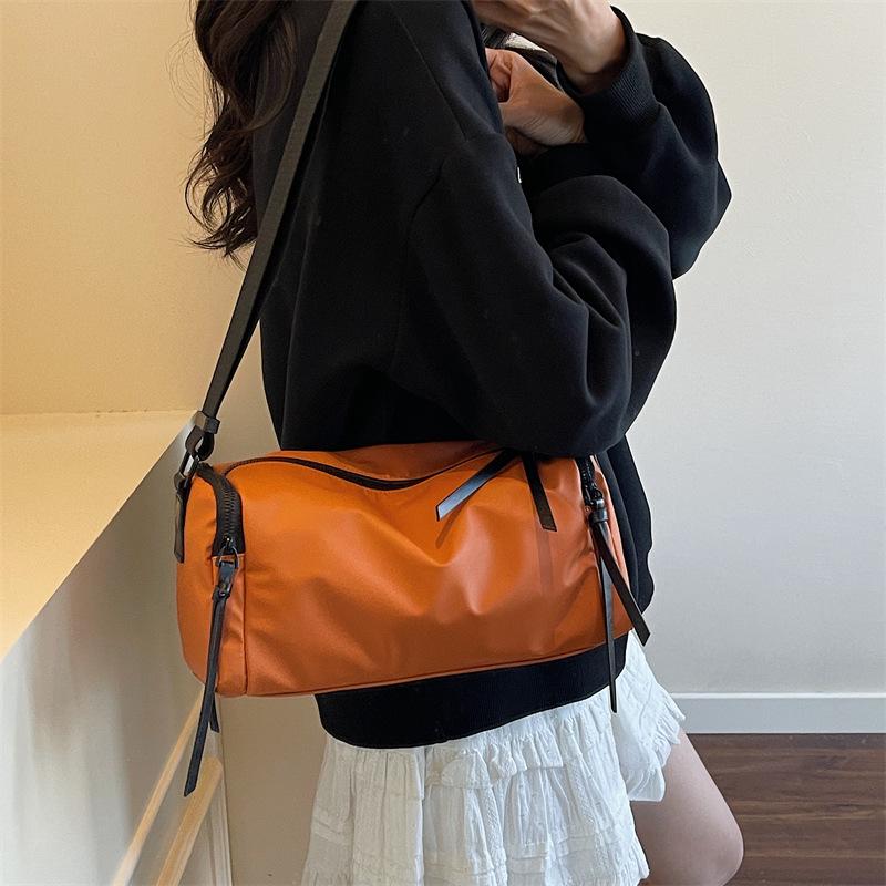 Bolsa Cruzada Inflável para Viagem Feminina - Versátil, Casual para Armazenamento ao Ar Livre e Bolsa de Ombro para o Dia a Dia