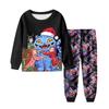Children's Fashion Suit Skirt Round Neck Long Sleeve Top Pants