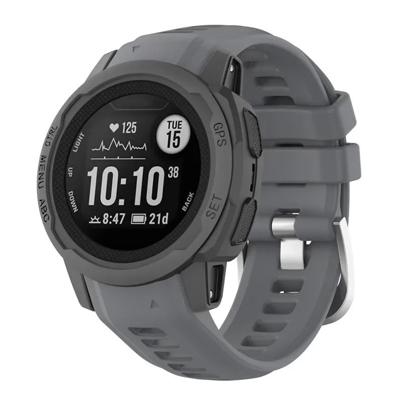 Řemínek pro chytré hodinky Garmin Instinct 2s Měkký silikonový náhradní náramek pro Garmin Instinct 2s řemínek