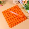53 Cavities Bear Silicone Mold DIY Chocolate Candy Tray for Ice Cube Gummy Jelly Dropper Included Bear Silicone Mold