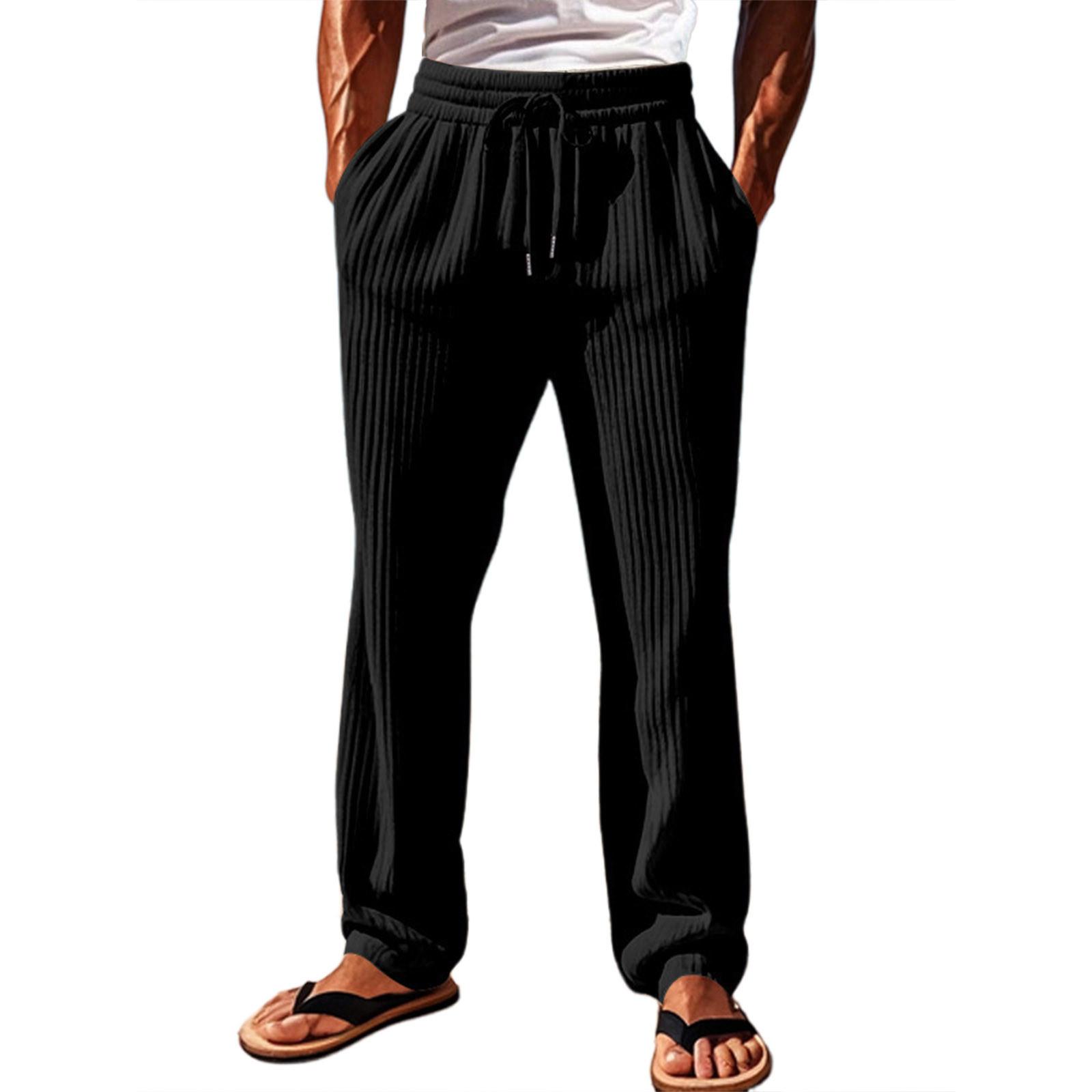 

Мужские комбинезоны, повседневные брюки с несколькими карманами и завязками, походные брюки, хлопковые саржевые брюки XXXL