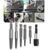5/6Pcs Set Broken Bolt Extractor Set Electric Screw Remover With Center Drill Bits For Easy Thread Removal Tool Set