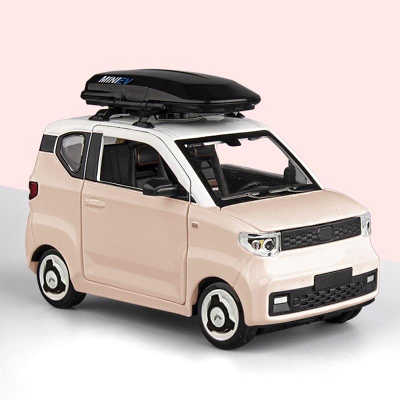 1:24 autíček WuLing MINI EV litý kovový model auta ze slitiny pro model autíčko autíčko v miniaturní měřítku dárek k narozeninám