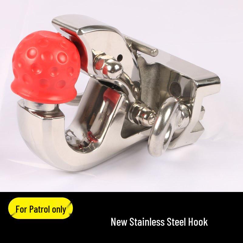 Nissan Patrol Y62 Trailer Hitch & Y61 Stainless Steel Quick Release Towing Hook
