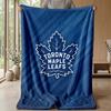 Coperta in Flanella Pile Toronto Maple Leafs Coperta Calda e Accogliente per Divano Letto Viaggio Uso in Tutte le Stagioni