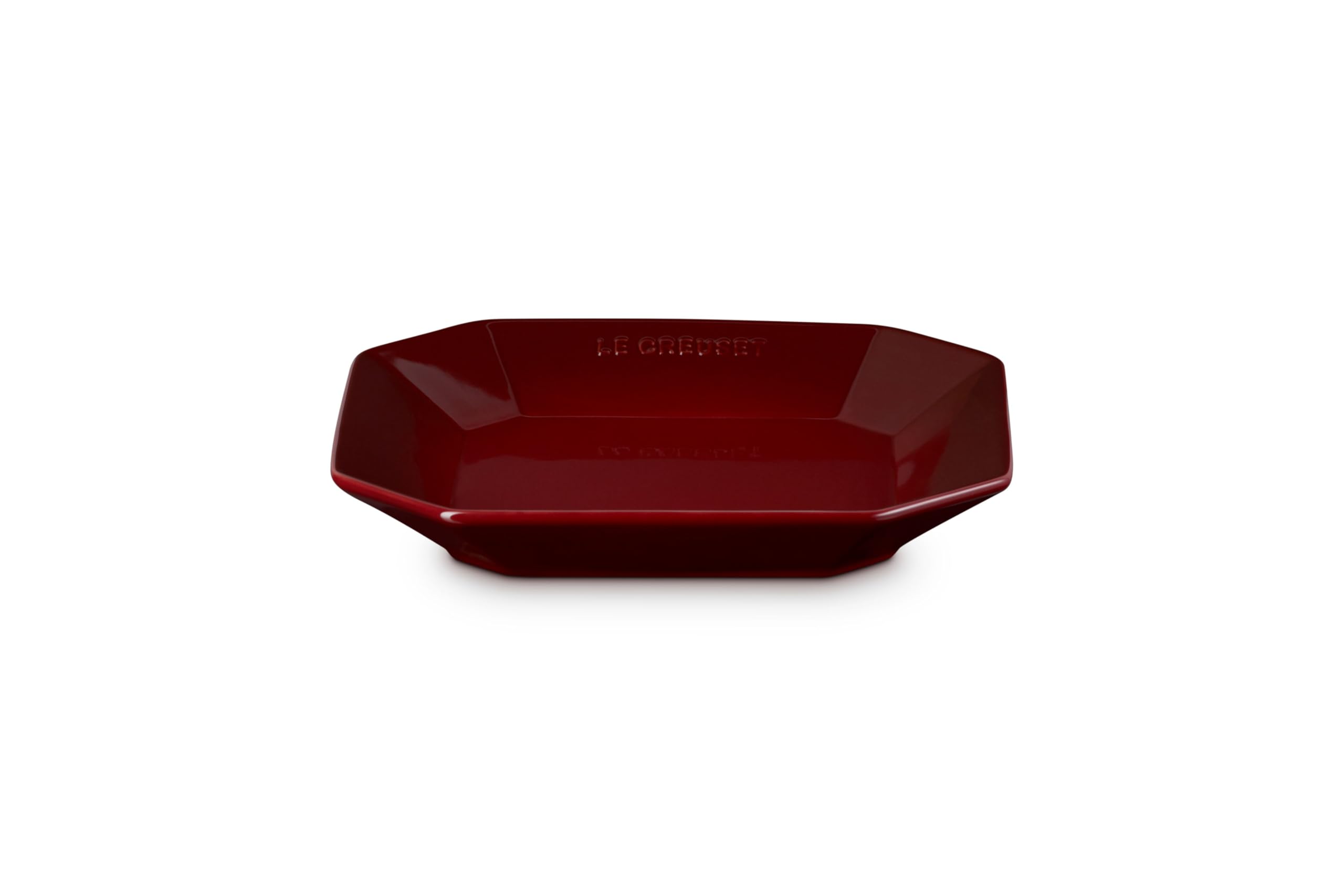 

Le Creuset Octagon Square Plate, 22cm, Rhone Design, Heat and Cold Resistant, Microwave and Oven Safe [Official Japanese Product]