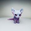 12cm Creative Mini 3D Printing Cute Siamese Pet Cat Toy New Simulation Animal Home Decoration Model Children Birthday Gift