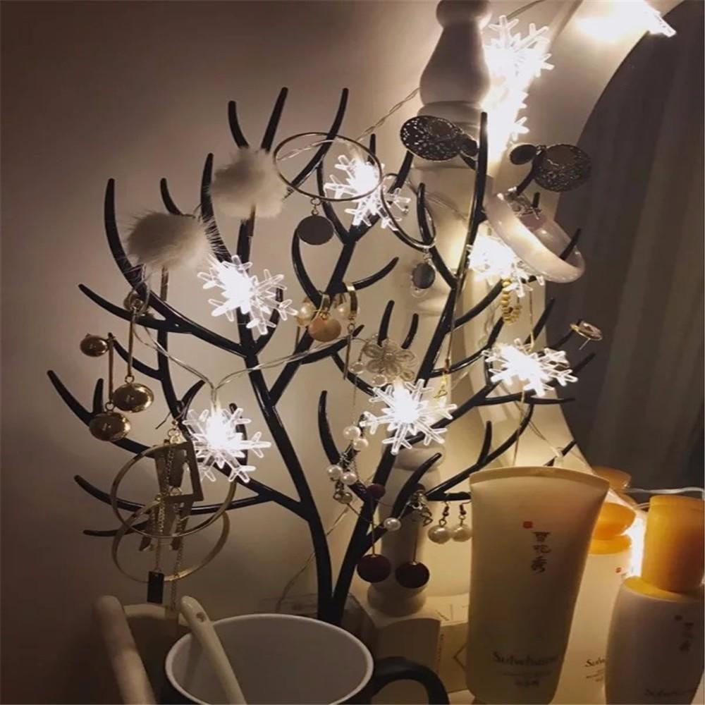 1.5M 10 LED Snowflakes Shape String Lights Party Wedding Christmas Decor Lights