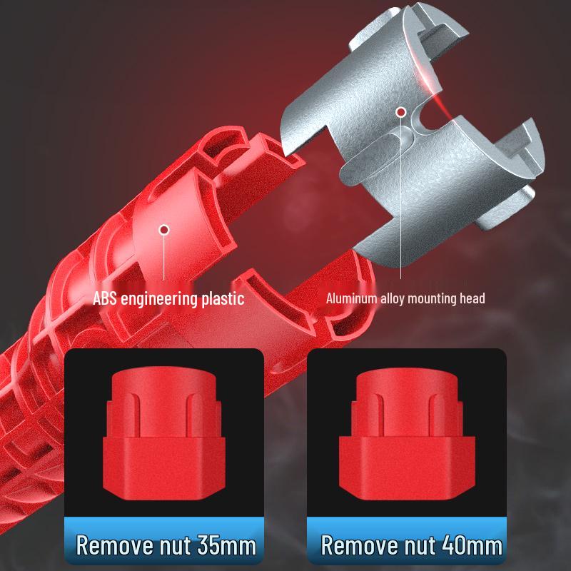 Eight-in-One Multifunctional Faucet & Pipe Wrench Tool for Bathrooms