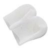 5cm Height Increase Heels Sleeves Gel Heel Height Invisible(2pcs,white