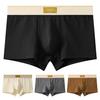 Pánské boxerky Elastické Střední pas Jednobarevné Měkké Prodyšné U Konvexní Rychleschnoucí Odvod vlhkosti Velké velikosti Pevné šití Pánské spodky Spodní prádlo
