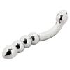 Stainless Steel Double Fake Dildo G Spot Anal Beads Butt Plug Metal Heavy Dildo Anal Plug Vaginal Female Sex Toy Women