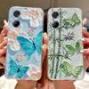 For Xiaomi Poco M7 Pro 5G X7 Pro Back Cover Girly Fashion Flower Butterfly Painting Soft TPU Clear Fundas PocoM7 Pro X7Pro Case