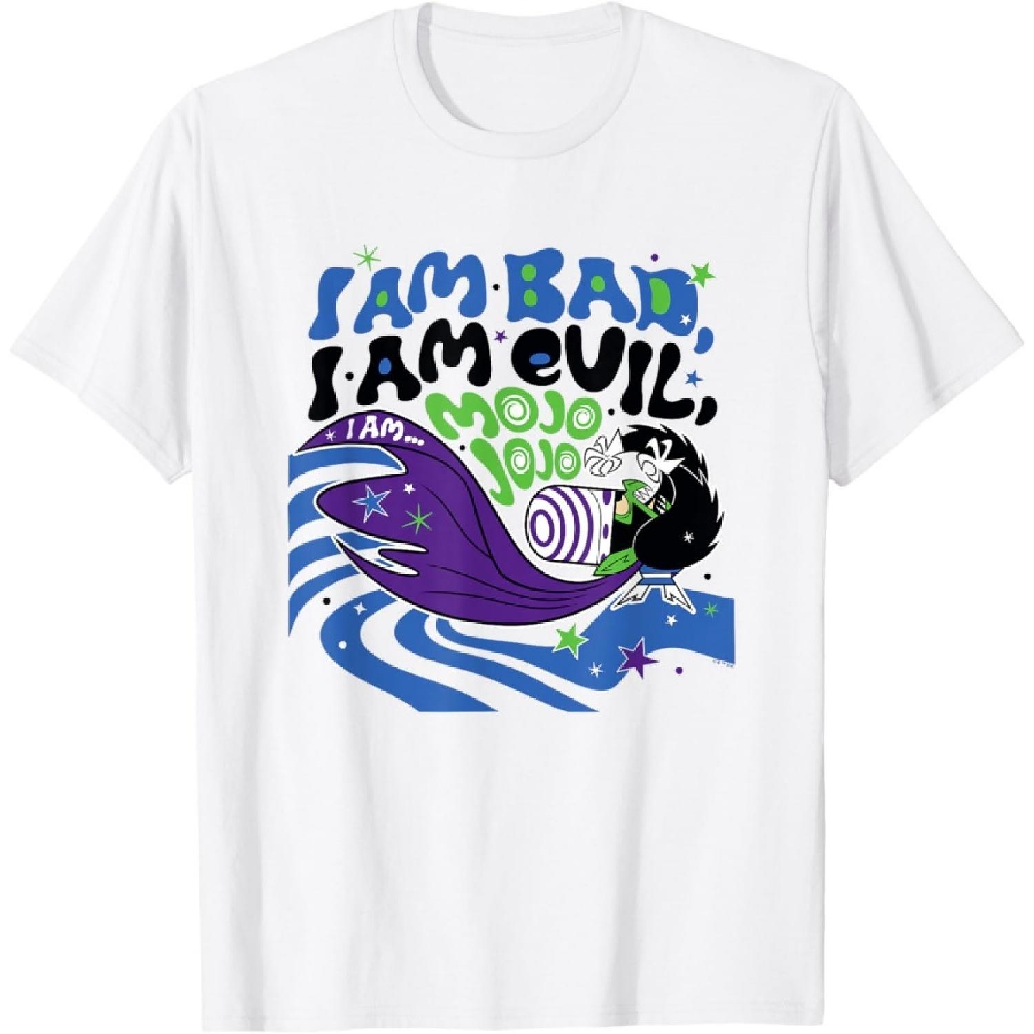 The Powerpuff Girls I Am Bad I Am Evil I Am Mojo Jojo T-Shirt S