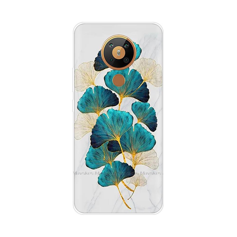 For Nokia 5.3 Case Transparent Phone Case Printing Bumper For Nokia 5.3 Nokia5.3 Case Back Cover 6.55'' TPU Soft Silicone Shells