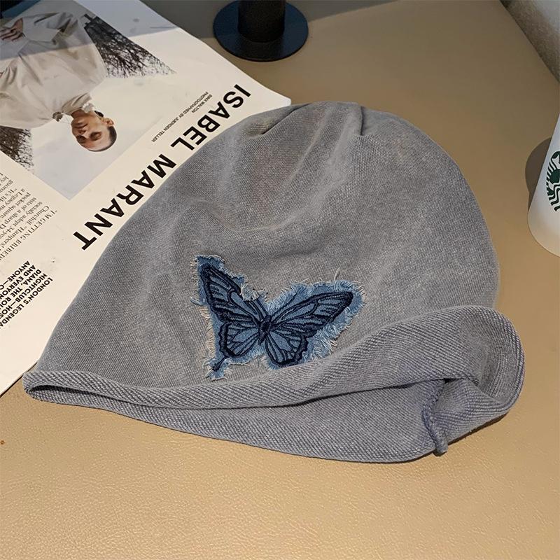 Women's autumn and winter hats, crimped warm knitted hats, ear protectors, cold-proof pullovers, and headcaps for men