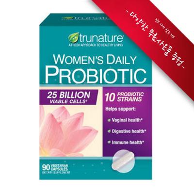 Trunature Womens Daily Probiotic 25 Billion 90 Vcaps